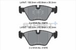 Pagid Street+ front brake pads for BMW 3, BMW 5