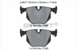 Pagid Street+ rear brake pads for BMW 3, BMW 5
