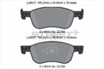 Pagid Street+ front brake pads for Ford Fiesta