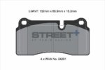 Pagid Street+ rear brake pads for Dodge Viper, BMW 4