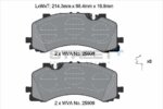 Pagid Street+ front brake pads for VW Touareg, Audi e-tron
