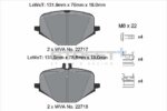 Pagid Street+ rear brake pads for Mercedes-Benz GLE-Class