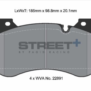 Pagid Street+ prednje kočione pločice za BMW 4, BMW M3