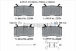 Pagid Street+ front brake pads for Alfa Romeo Stelvio, Alfa Romeo Giulia