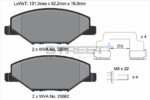 Pagid Street+ front brake pads for Skoda Fabia