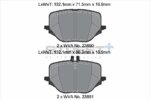 Pagid Street+ rear brake pads for Mercedes-Benz CLS, Mercedes-Benz E-Class