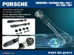 Hardrace Reg. Prednja/stražnja caster ruka Porsche 911, Boxster