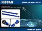 Hardrace Rear Lower Arm - Lift 0~4 Inches Nissan Patrol