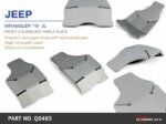 Hardrace Front Lca Skid Plate Jeep Gladiator, Wrangler, Wrangler unlimited