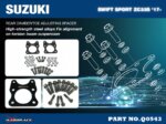 Hardrace Rear Camber/toe Adjusting Spacer Suzuki Swift