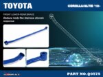 Hardrace Prednja donja stražnja razupora Toyota Corolla/altis/auris, Corolla cross