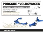 Hardrace Front Upper Camber Kit Porsche Cayenne, Volkswagen Touareg