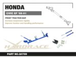 Hardrace Front Traction Bar Honda Civic, CRX