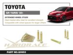 Hardrace Extended Wheel Stud Toyota Yaris / vitz