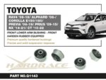 Hardrace Front Lower Arm Bushing - Rear Toyota, Lexus