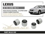 Hardrace Rear Knuckle Bushing - Connect To Upper Front Arm Lexus IS, GS