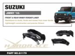 Hardrace Front & Rear Inner Fender Liner Suzuki Jimny