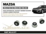 Hardrace Rear Diff. Support Member Bushing Mazda RX-8, MX-5 MIATA