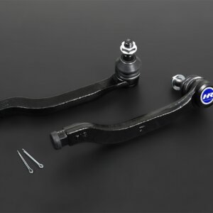 Roll centre adjusted tie rod ends