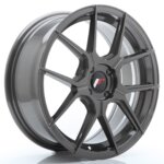 Japan Racing JR-30 wheel 17" 7J 4x100 ET40 Hyper grey