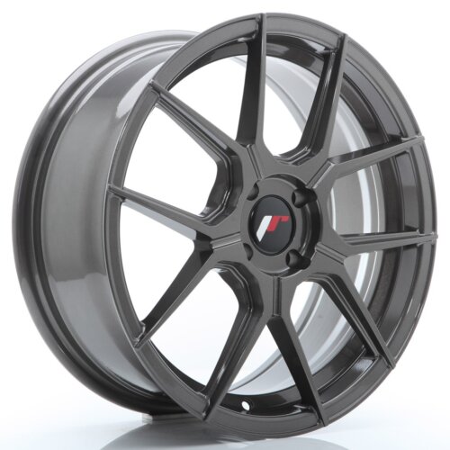 Japan Racing JR-30 wheel 17" 7J 4x100 ET40 Hyper grey
