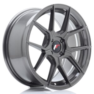 Japan Racing JR-30 wheel 17" 8J 4x100 ET40 Hyper grey
