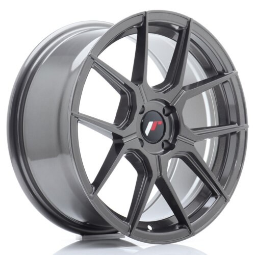 Japan Racing JR-30 wheel 17" 8J 4x100 ET40 Hyper grey