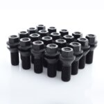 M15x1.25 Black Wheel Bolts (Pack of 20)