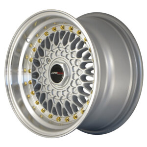Felga Japan Racing JR-9 15" 8J 4x100/4x114,3 ET15 Srebrna / polirana