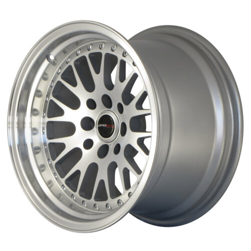 Japan Racing JR-10 wheel 15" 8J 4x100/4x108 ET20 Silver / polished