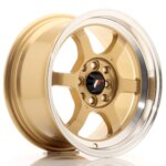 Felga Japan Racing JR-12 15" 7.5J 4x100/4x114,3 ET26 Zlatna