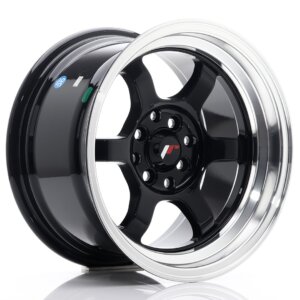 Felga Japan Racing JR-12 15" 8.5J 4x100/4x114,3 ET13 Crna sjajna
