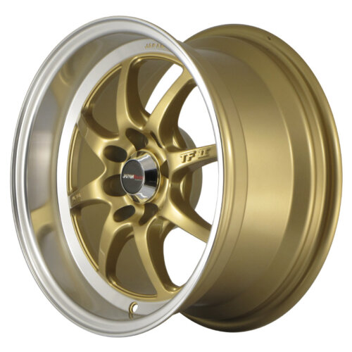 Felga Japan Racing TF-2 15" 7.5J 4x100/4x114,3 ET30 Zlatna