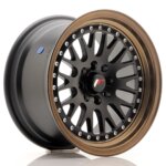 Felga Japan Racing JR-10 15" 8J 4x100/4x108 ET20 Crna mat / satin