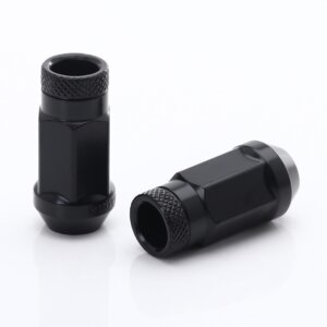 JN1 Black Steel Wheel Nuts M12x1,25 (Pack of 20)