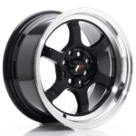Japan Racing JR-12 wheel 15" 7.5J 4x100/4x108 ET26 Gloss black