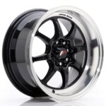 Japan Racing TF-2 wheel 15" 7.5J 4x100/4x108 ET30 Gloss black