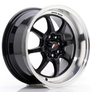 Felga Japan Racing TF-2 15" 7.5J 4x100/4x108 ET30 Crna sjajna