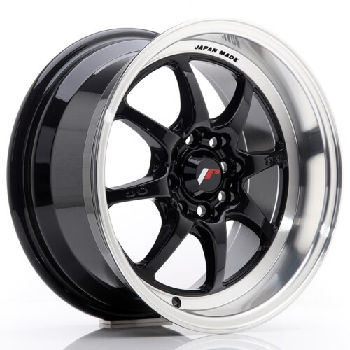 Japan Racing TF-2 wheel 15" 7.5J 4x100/4x108 ET30 Gloss black