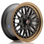Felga Japan Racing JR-10 15" 7J 4x100/4x108 ET30 Crna mat / satin