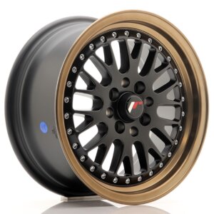 Felga Japan Racing JR-10 15" 7J 4x100/4x108 ET30 Crna mat / satin