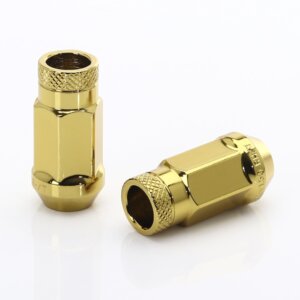 JN1 Gold Steel Wheel Nuts M12x1,25 (Pack of 20)