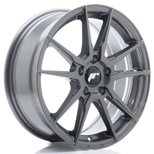 Japan Racing JR-21 wheel 17" 7J 5x100 ET40 Hyper grey