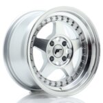 Japan Racing JR-6 wheel 15" 8J 4x100 ET15 Silver / polished