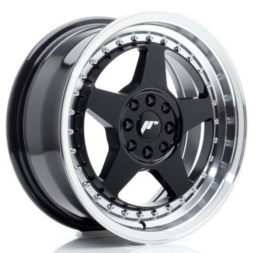 Japan Racing JR-6 wheel 16" 7J 4x100/4x108 ET25 Gloss black