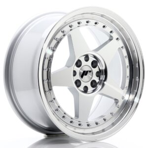 Felga Japan Racing JR-6 17" 8J 4x100/4x114,3 ET35 Srebrna / polirana