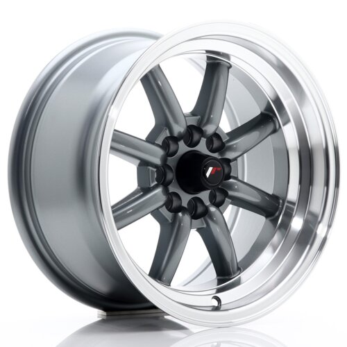 Japan Racing JR-19 wheel 15" 8J 4x100/4x108 ET0 Gunmetal