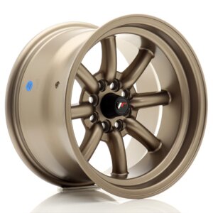 Felga Japan Racing JR-19 15" 9J 4x100/4x108 ET13 Brončana