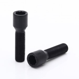 Black Extended Internal Drive Wheel Bolts M14x1.5 (40 mm - Pack of 10)