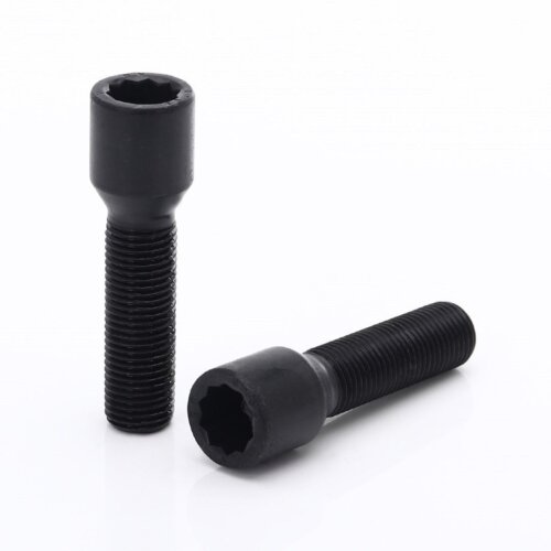 Black Extended Internal Drive Wheel Bolts M14x1.5 (40 mm - Pack of 10)